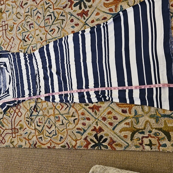 Splendid navy and white striped maxi dress - Picture 12 of 12